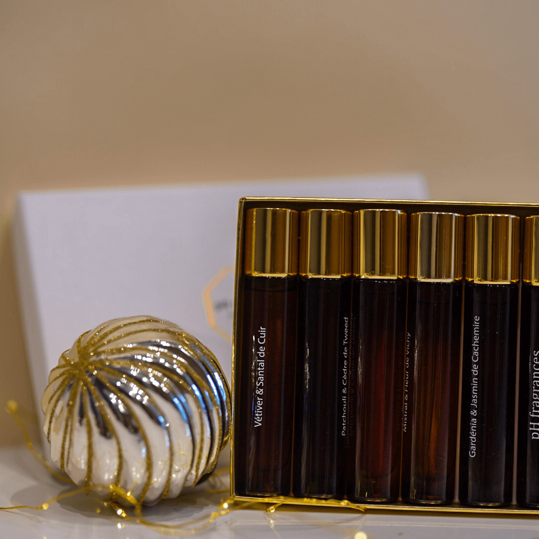 Coffret 8 parfums naturels, clean, luxe